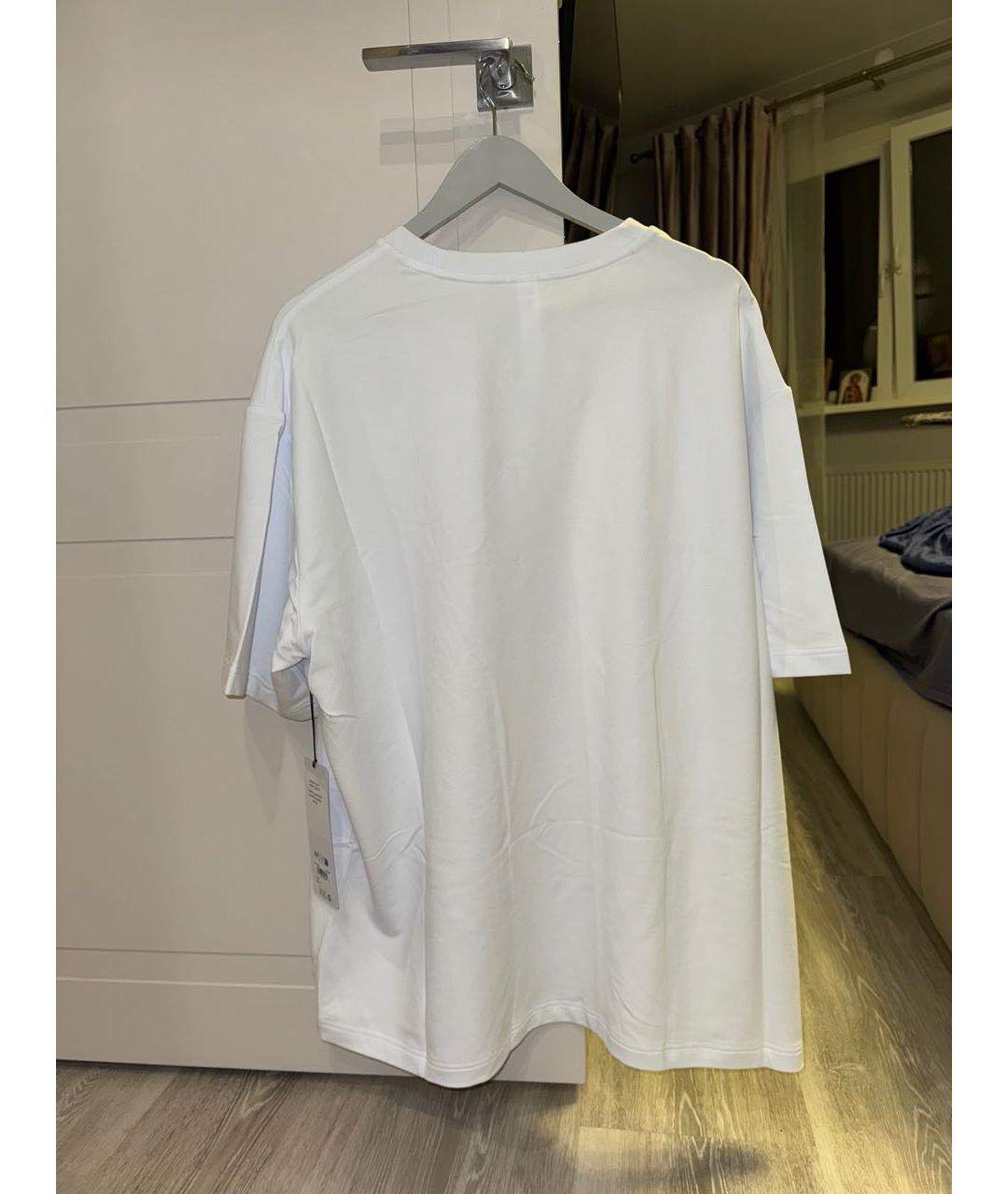 ALO YOGA Белое хлопковое поло с коротким рукавом, фото 2