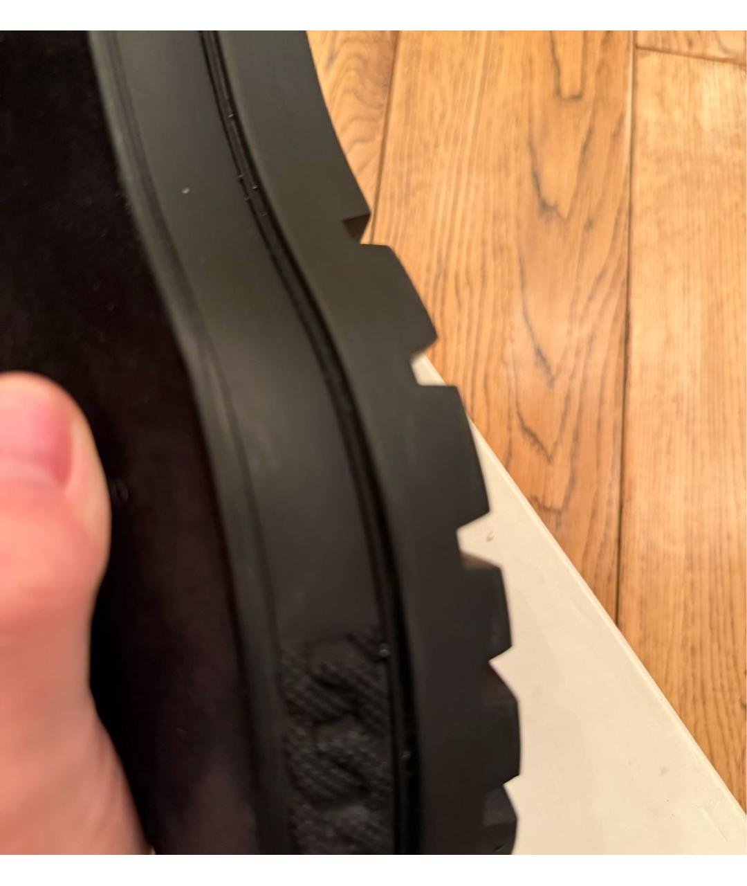 CASADEI Черные замшевые сапоги, фото 6