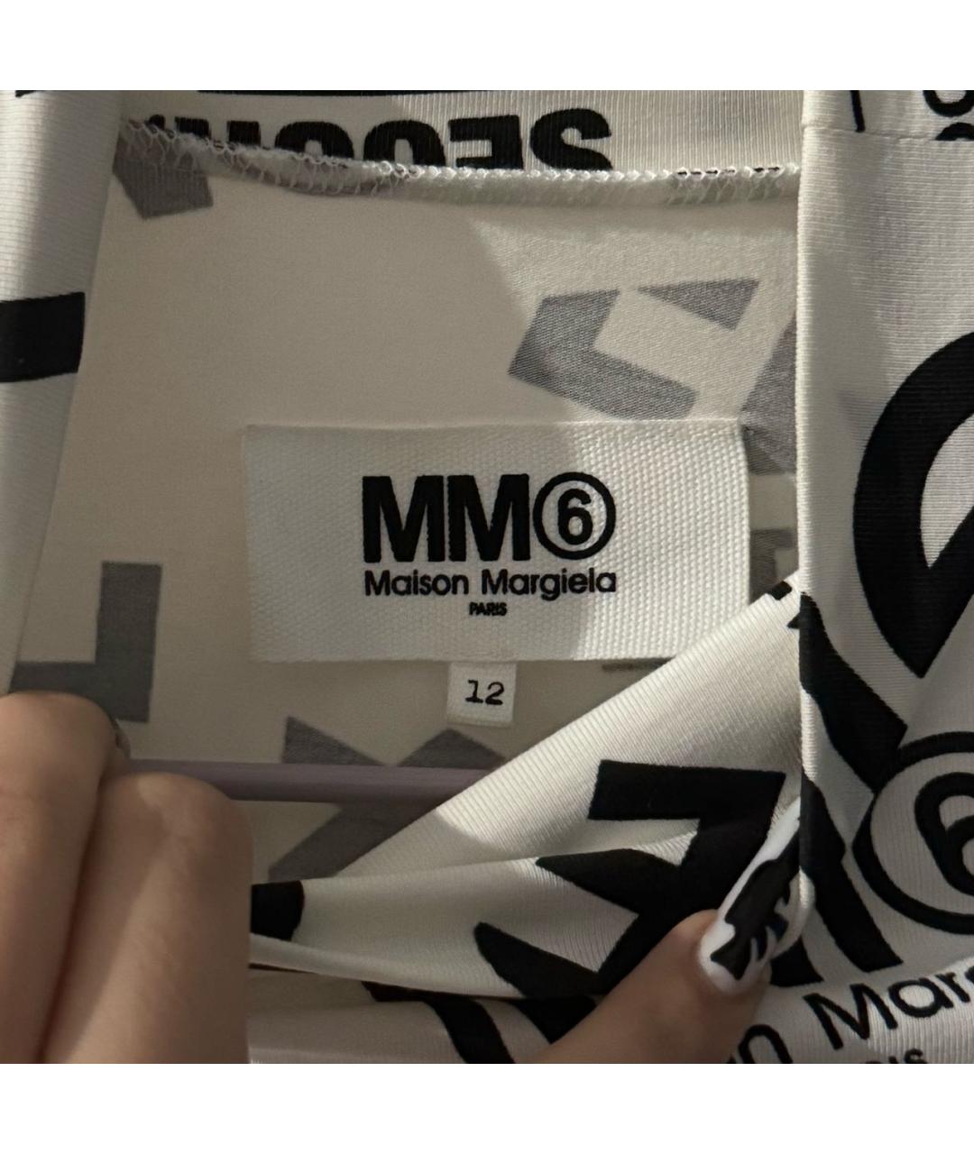 MM6 MAISON MARGIELA Белый хлопковый детская футболка / топ, фото 2