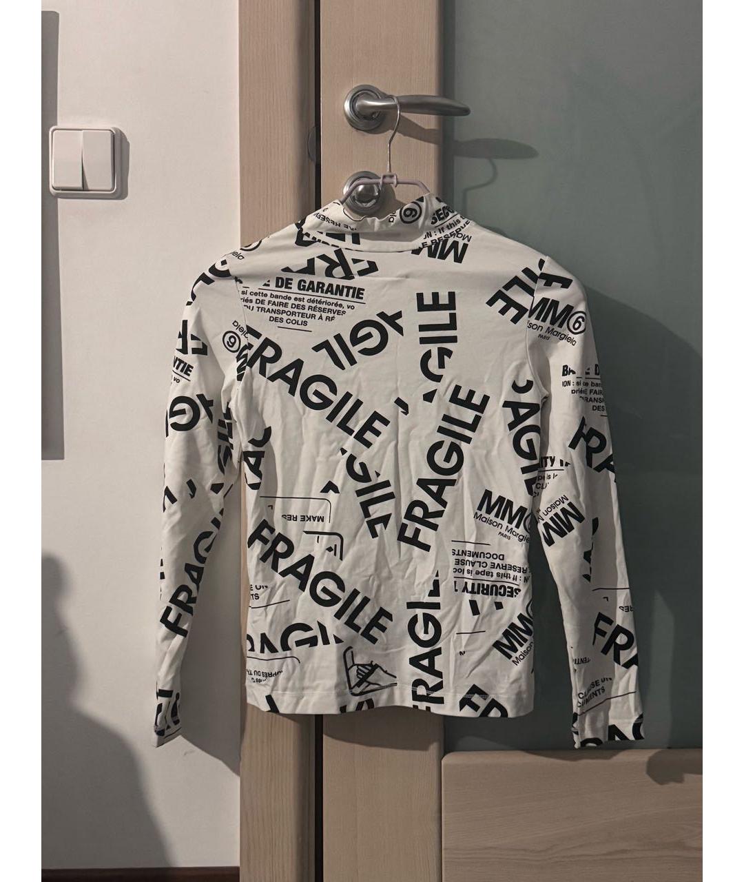 MM6 MAISON MARGIELA Белый хлопковый детская футболка / топ, фото 3