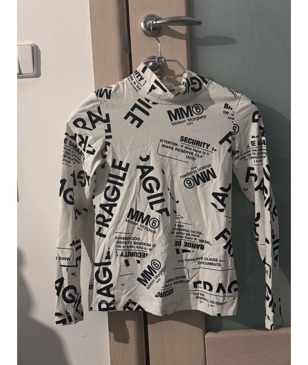 MM6 MAISON MARGIELA Белый хлопковый детская футболка / топ, фото 4