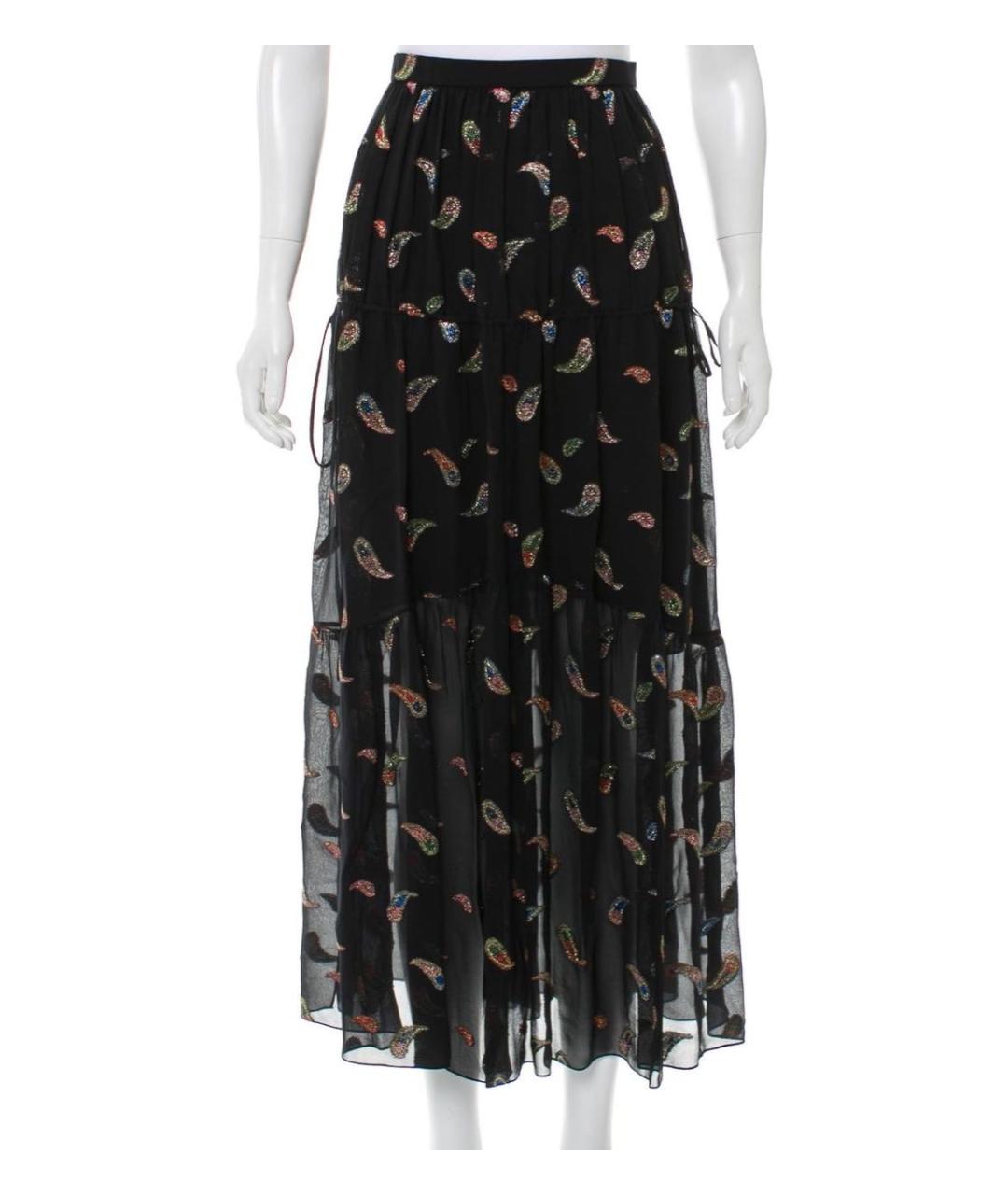 CHLOE Черная юбка миди, фото 2