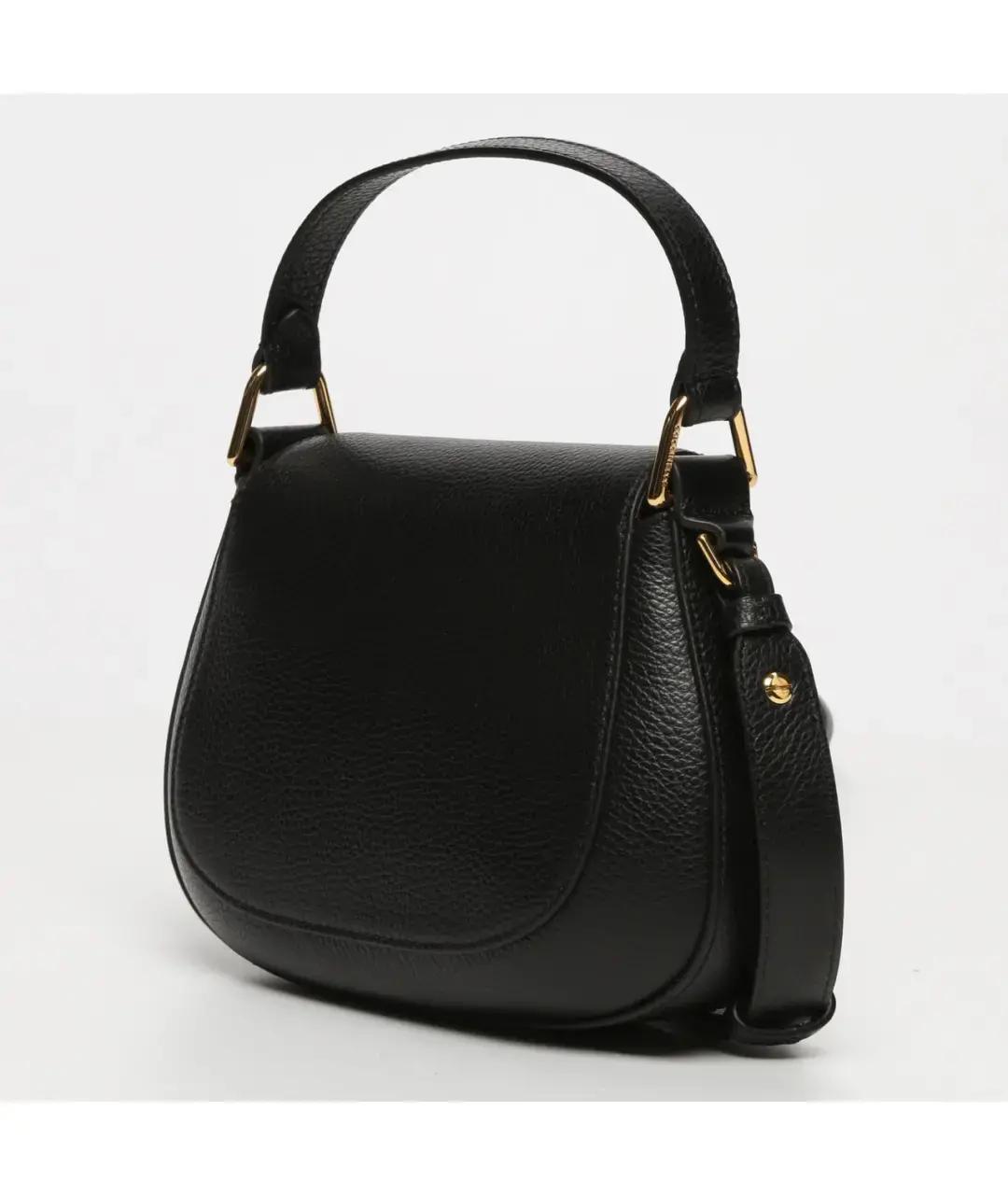 COCCINELLE Черная кожаная сумка через плечо, фото 2