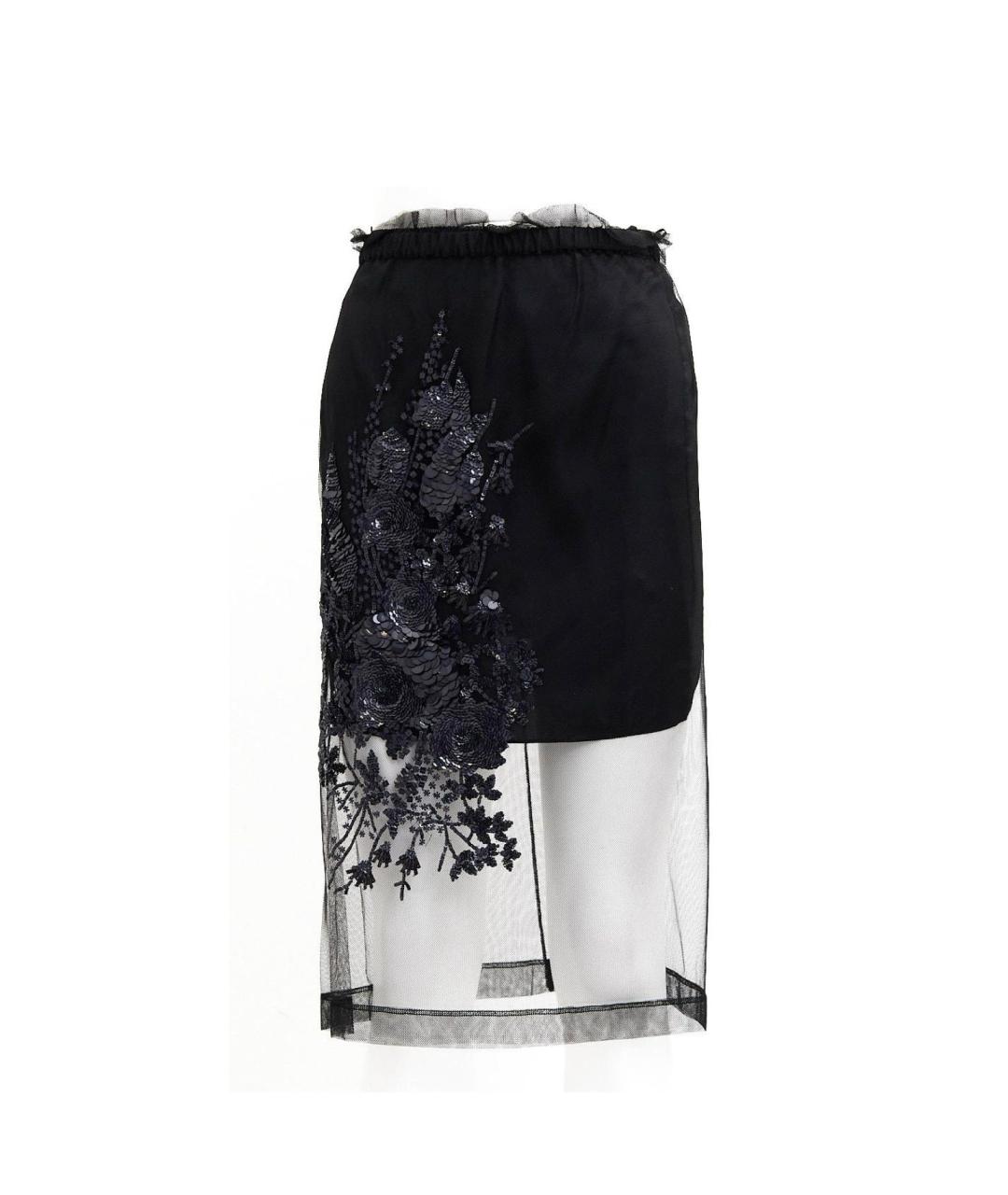 NO. 21 Черная юбка миди, фото 1