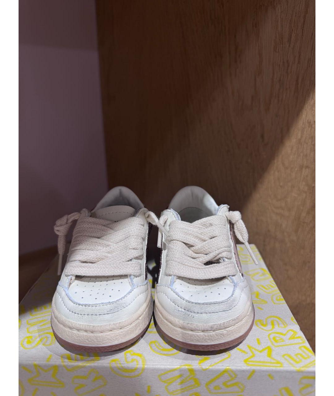 GOLDEN GOOSE DELUXE BRAND Розовые кожаные кеды, фото 2