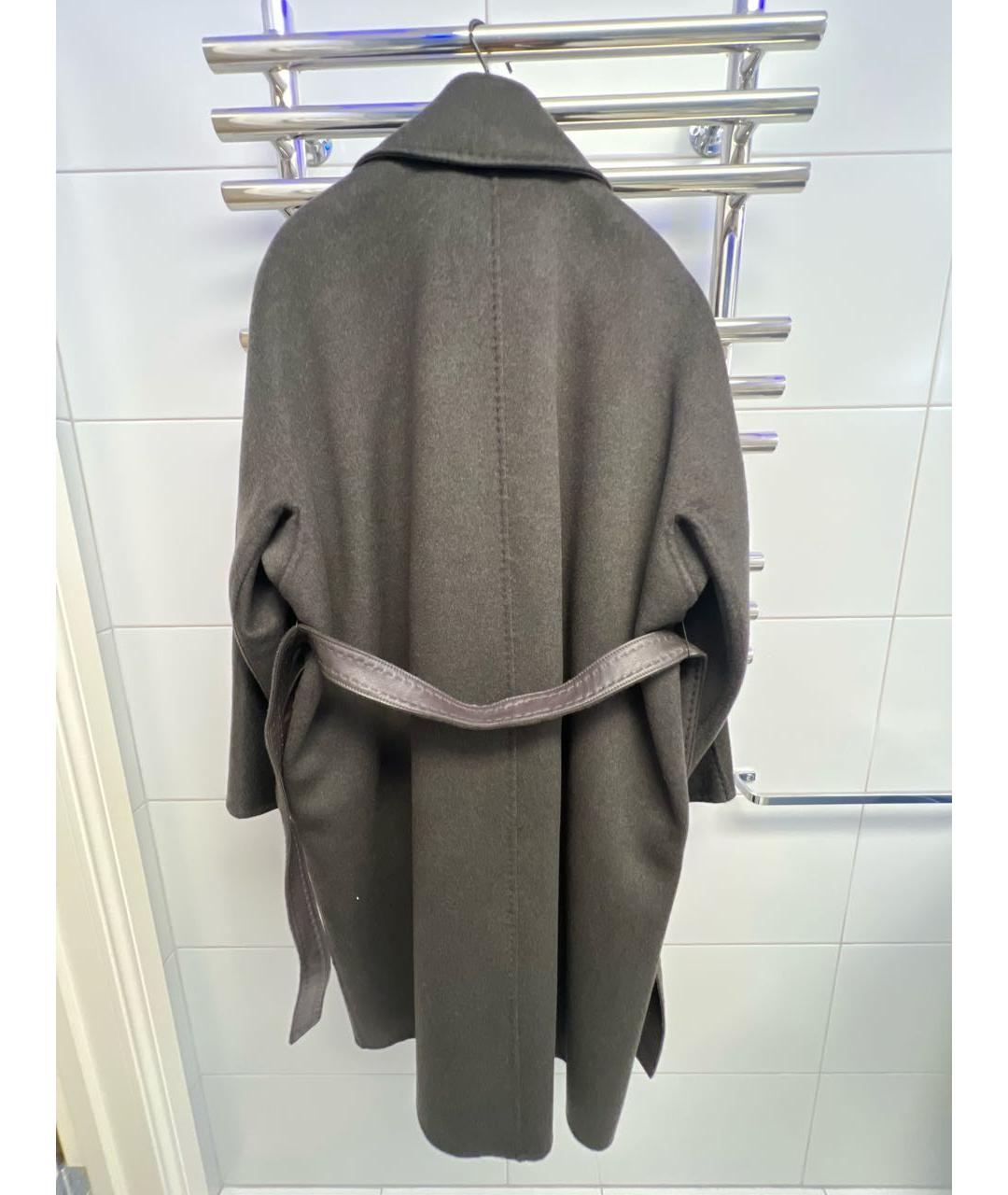 MAX MARA Хаки кашемировое пальто, фото 2
