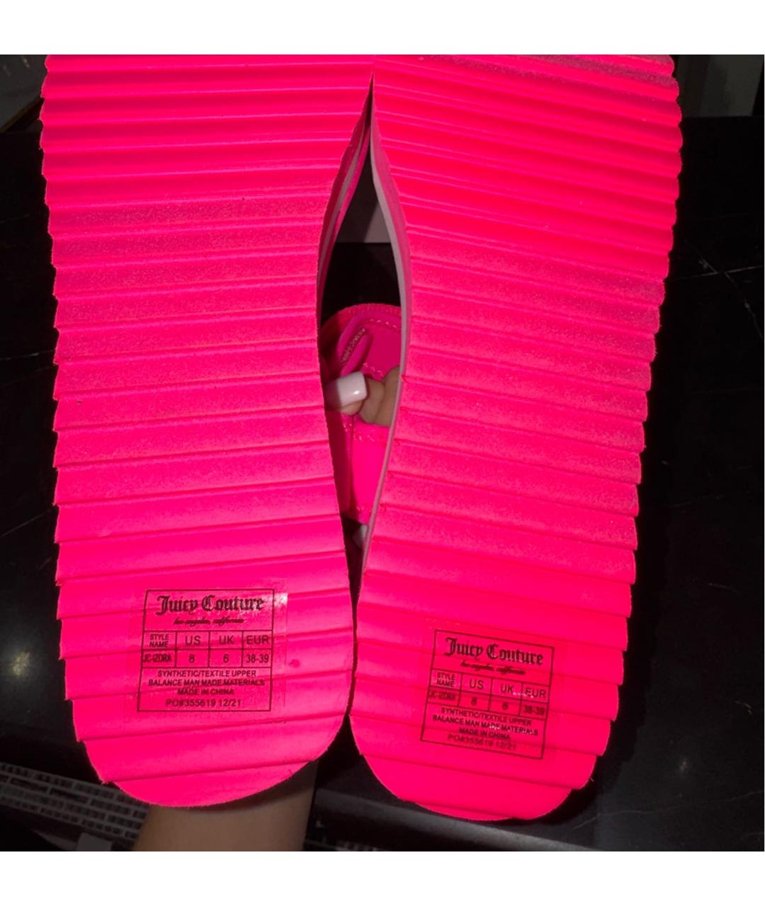 JUICY COUTURE Розовые сандалии, фото 5