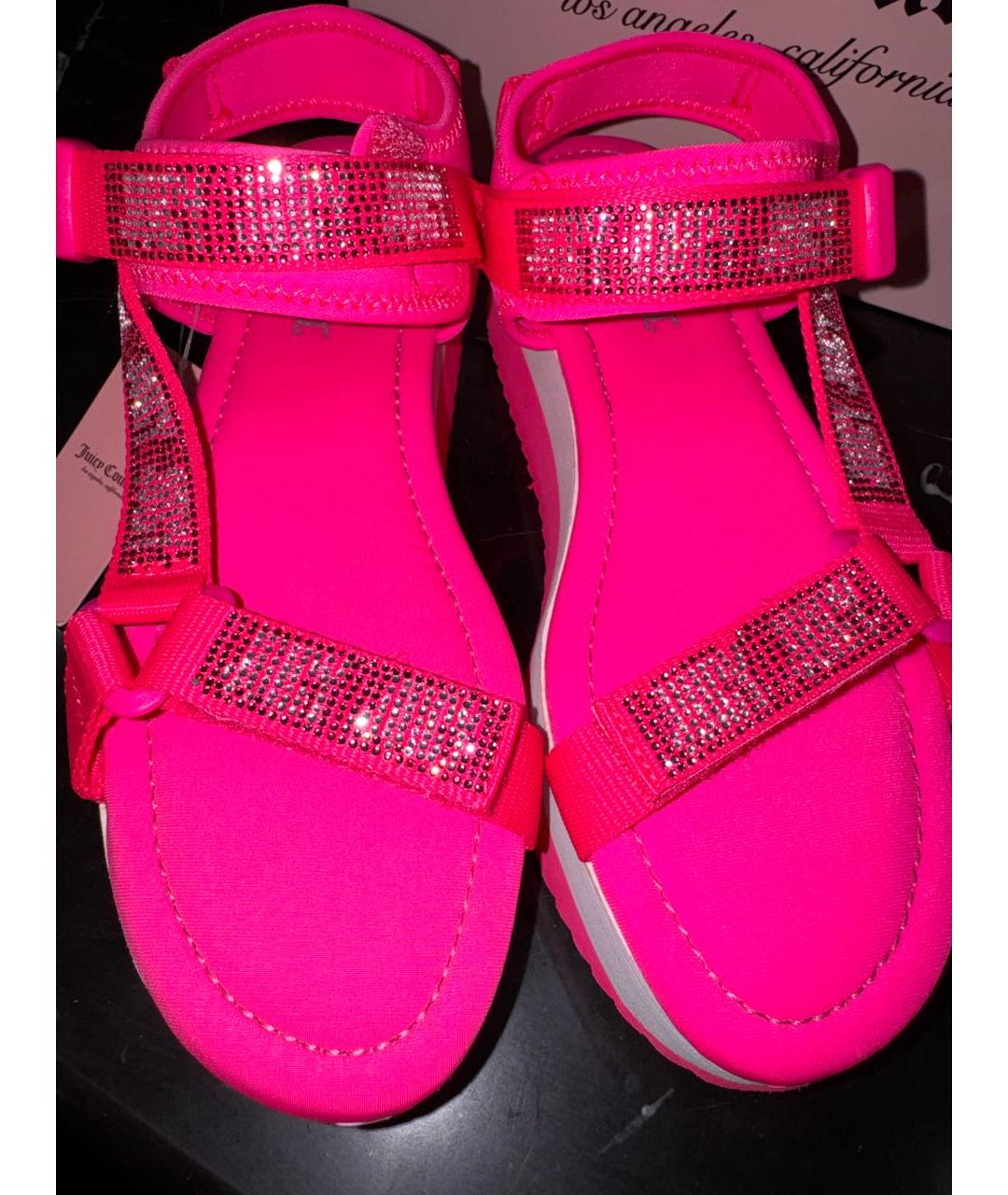 JUICY COUTURE Розовые сандалии, фото 7