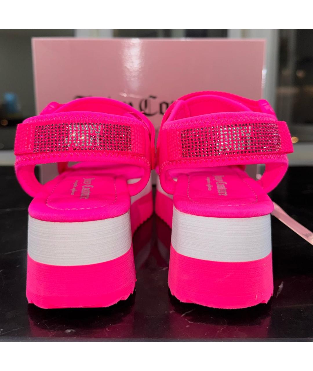 JUICY COUTURE Розовые сандалии, фото 4