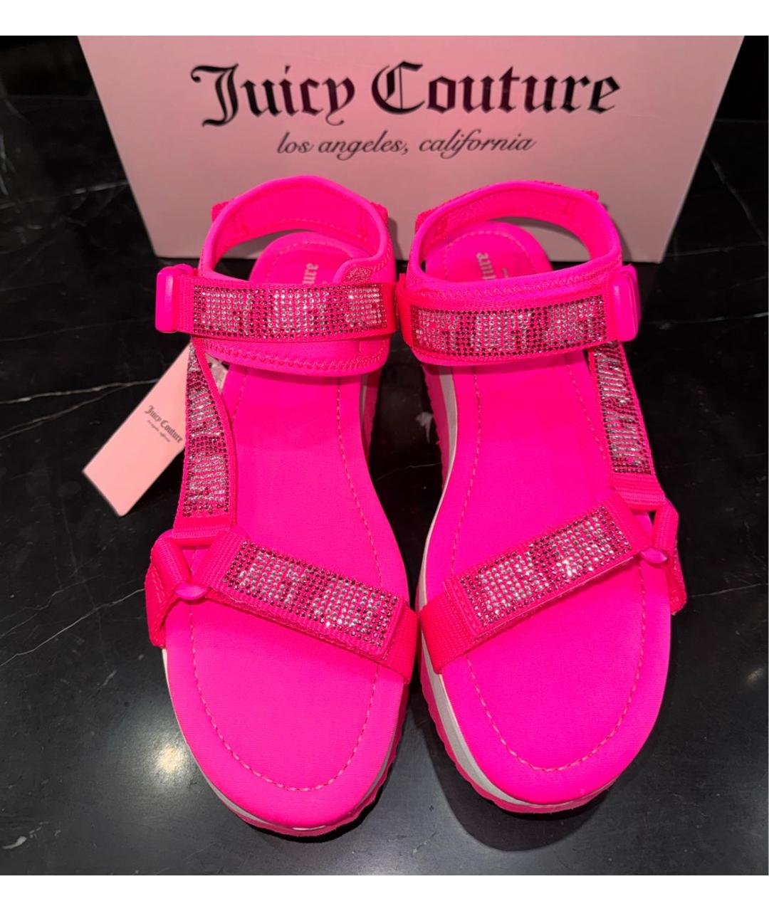 JUICY COUTURE Розовые сандалии, фото 2