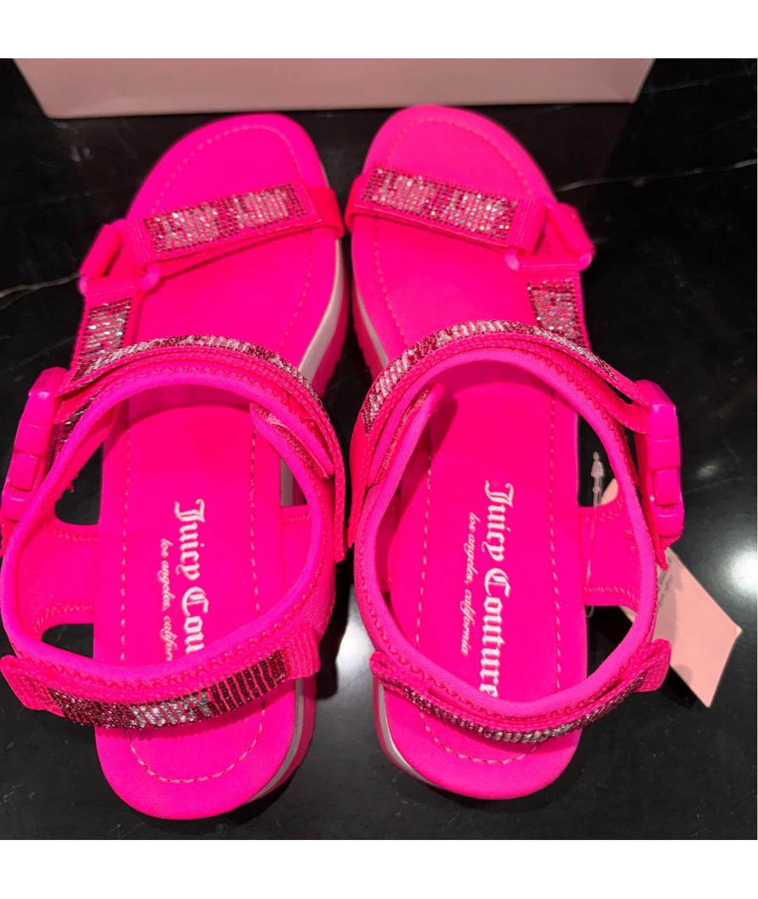 JUICY COUTURE Розовые сандалии, фото 3