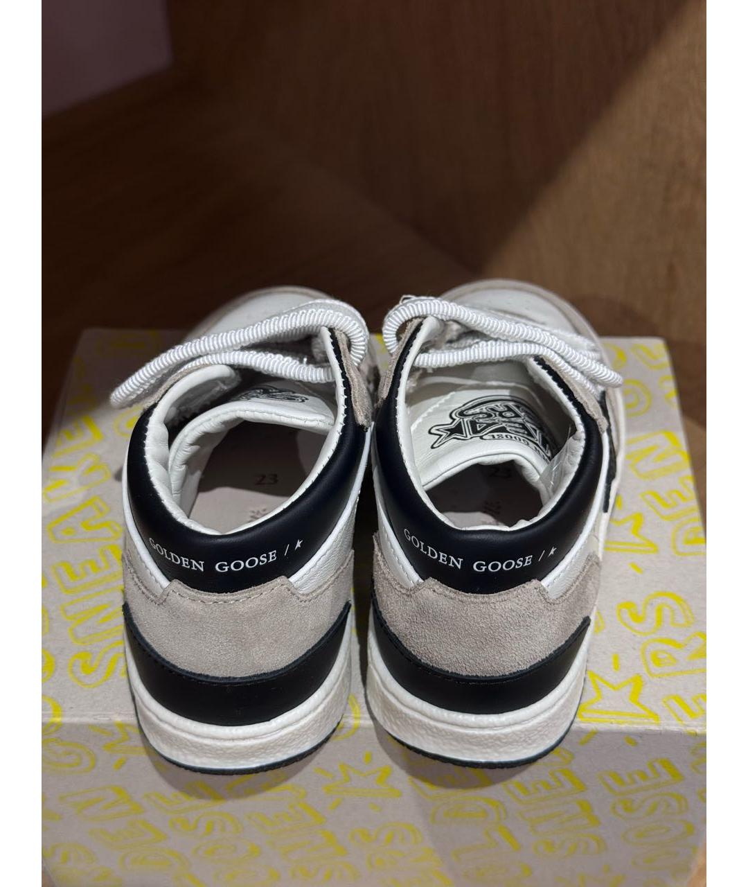 GOLDEN GOOSE DELUXE BRAND Бежевые замшевые кеды, фото 3