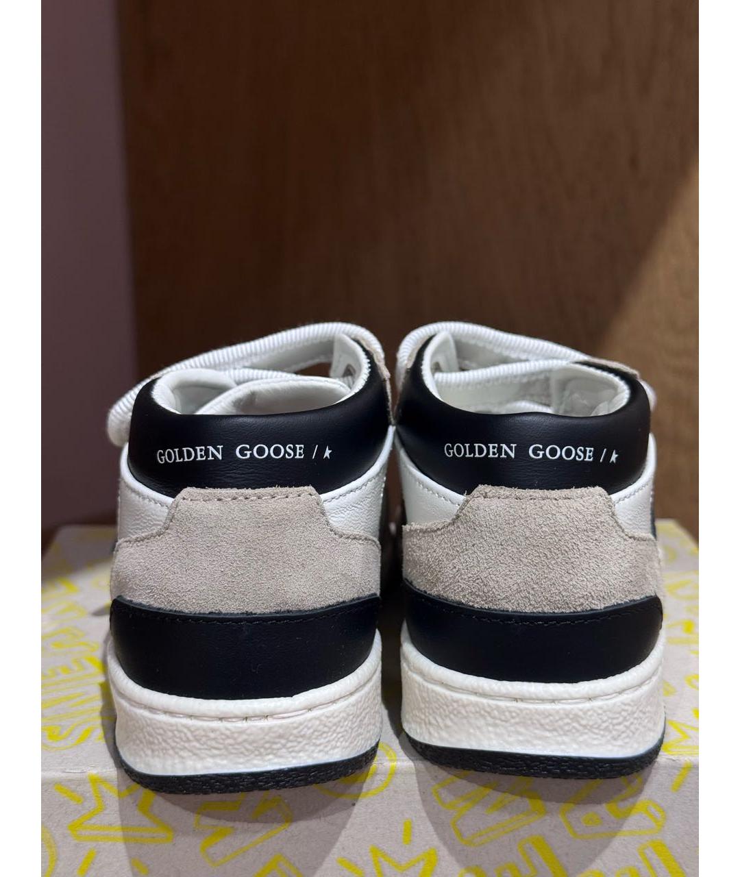 GOLDEN GOOSE DELUXE BRAND Бежевые замшевые кеды, фото 4