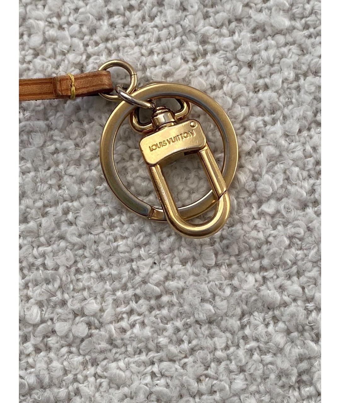 LOUIS VUITTON Коричневая кожаная сумка тоут, фото 6