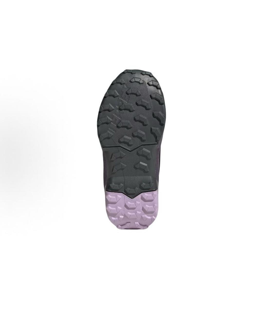 ADIDAS Фиолетовые текстильные высокие кроссовки / кеды, фото 5