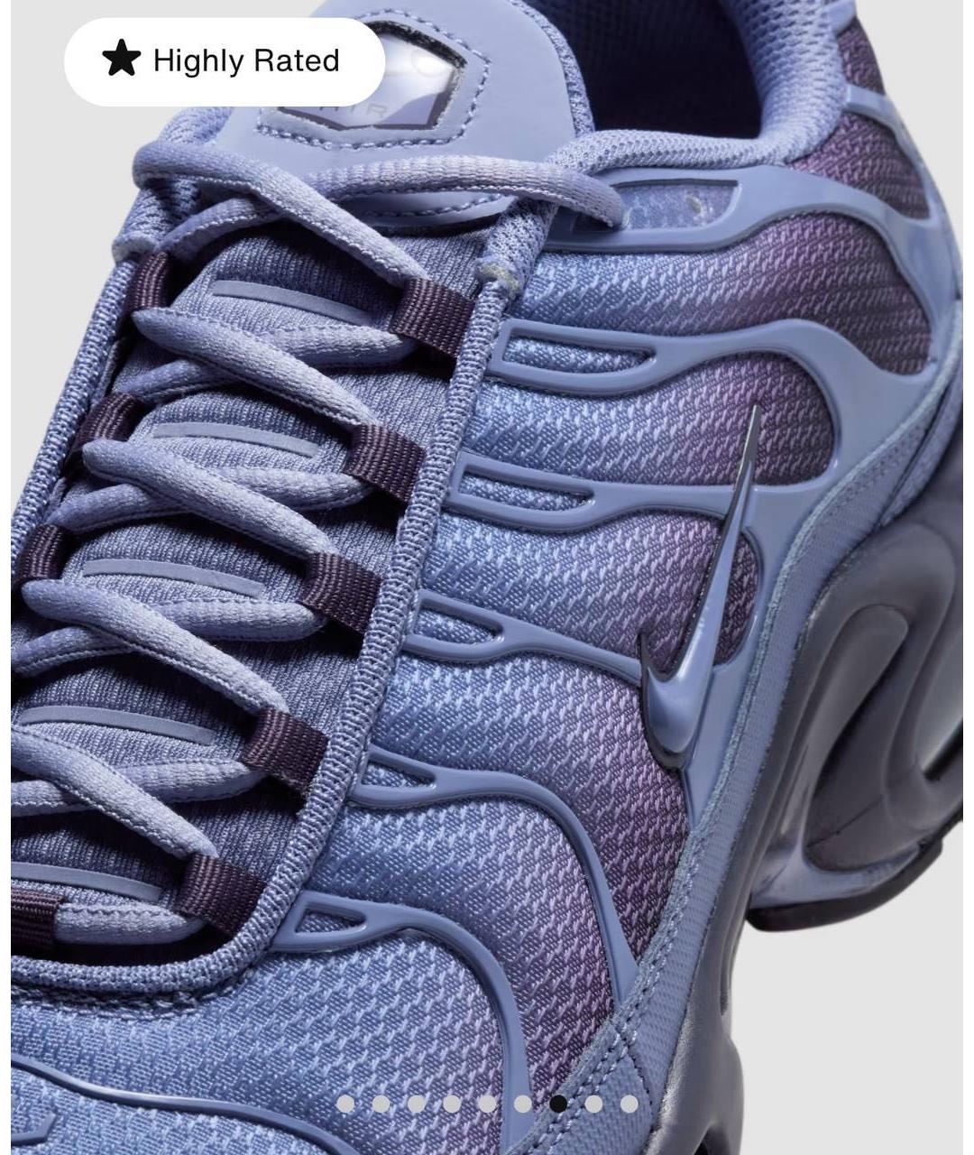 NIKE Фиолетовые синтетические низкие кроссовки / кеды, фото 8