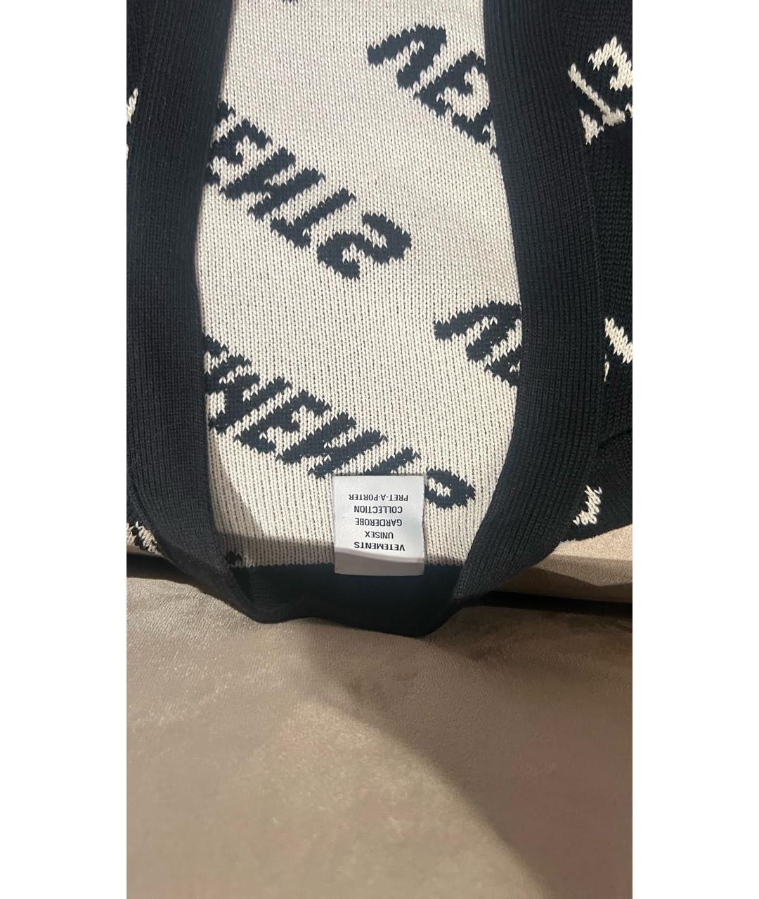 VETEMENTS Черный кардиган, фото 3