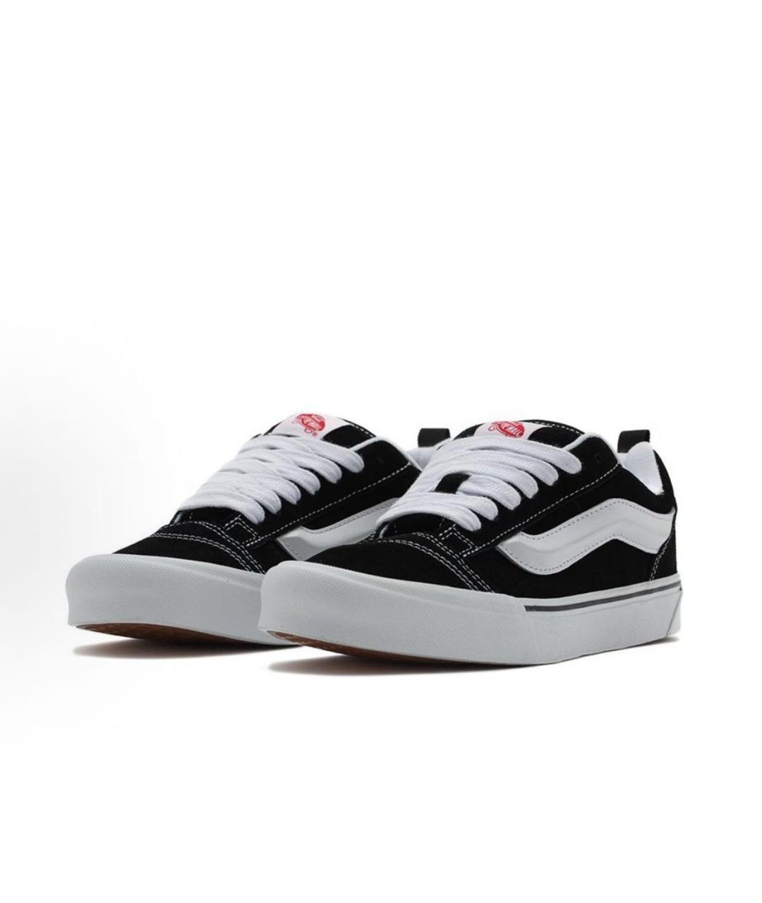 VANS Черные текстильные низкие кроссовки / кеды, фото 3