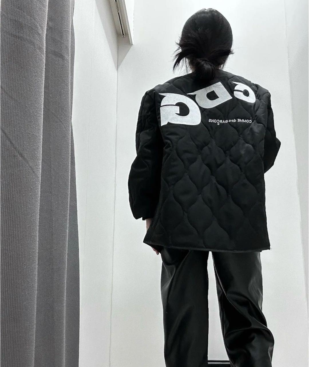 COMME DES GARÇONS Черная полиэстеровая куртка, фото 7