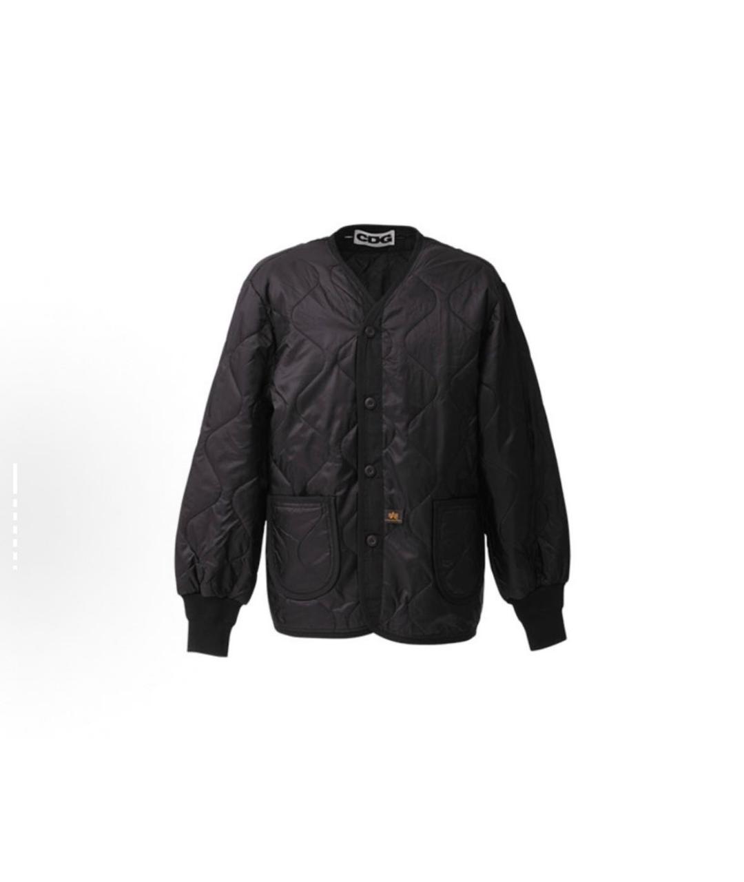 COMME DES GARÇONS Черная полиэстеровая куртка, фото 1