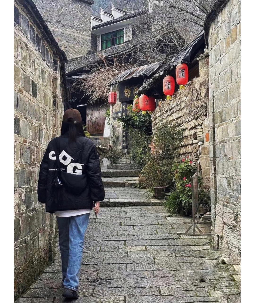 COMME DES GARÇONS Черная полиэстеровая куртка, фото 6