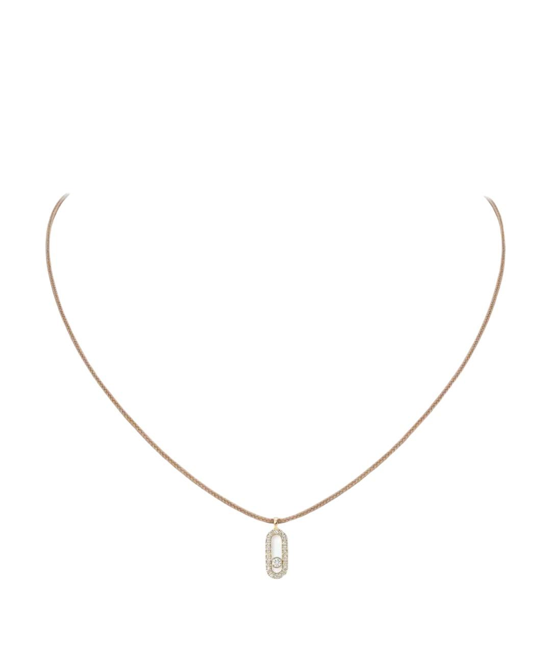 MESSIKA Бежевое колье из желтого золота, фото 1