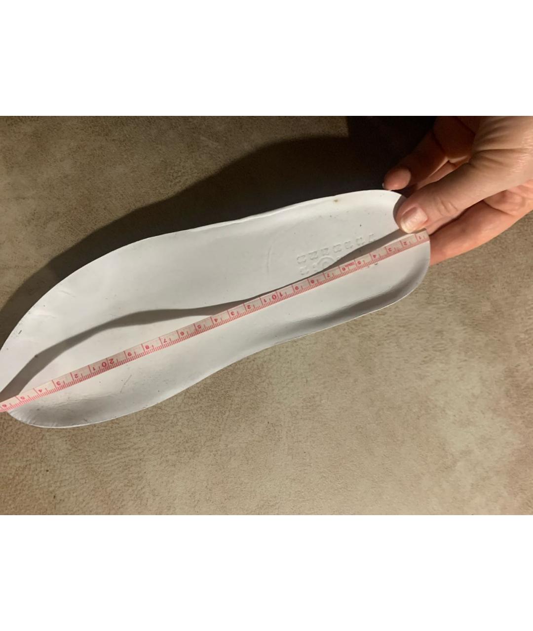 MAISON MARGIELA Черные кожаные кеды, фото 8