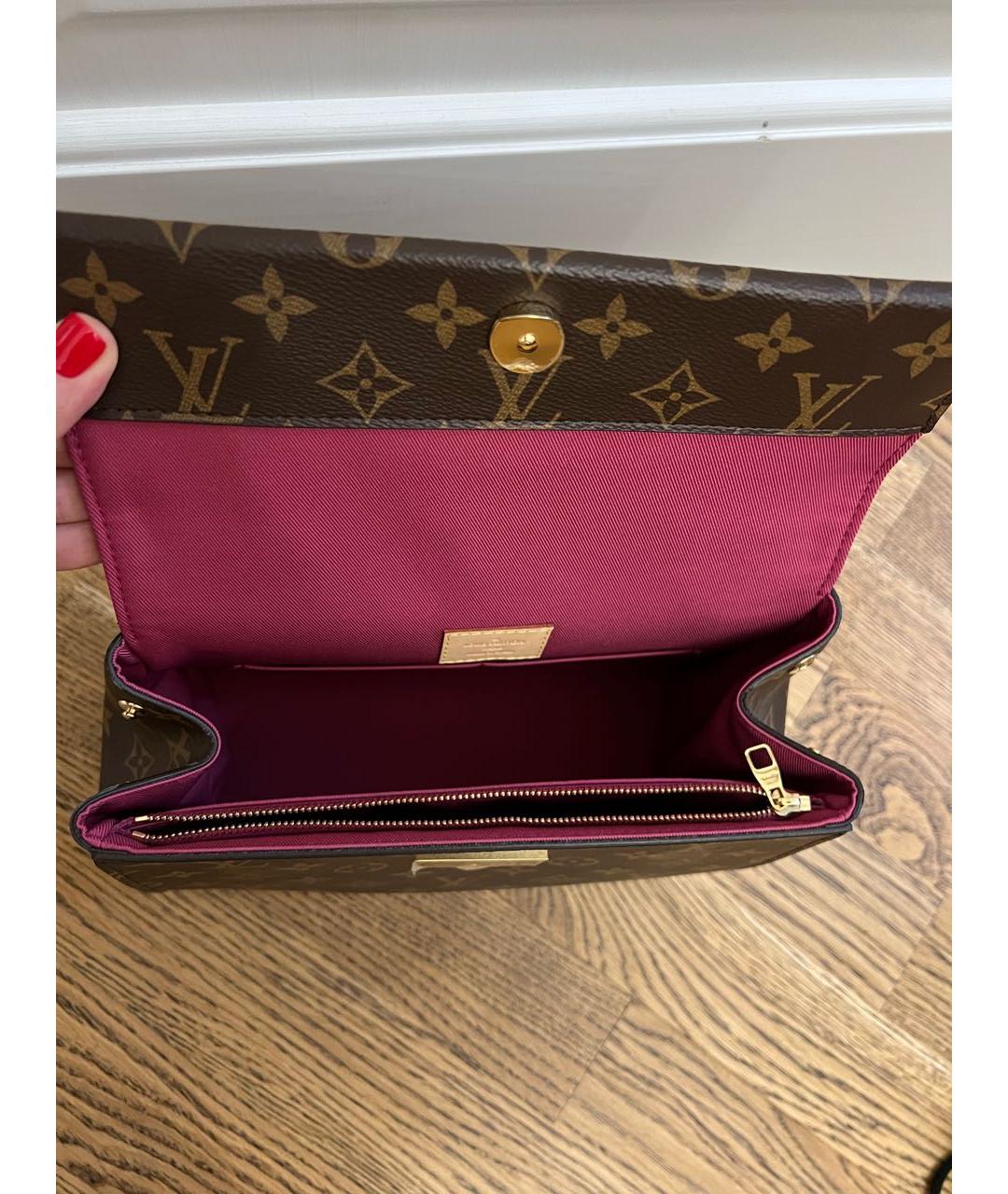 LOUIS VUITTON Коричневая сумка через плечо, фото 4