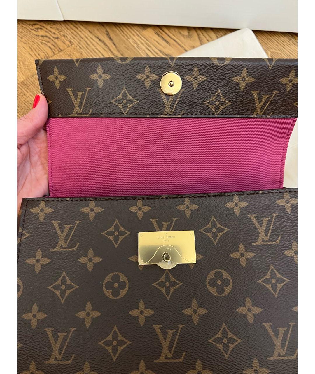 LOUIS VUITTON Коричневая сумка через плечо, фото 6
