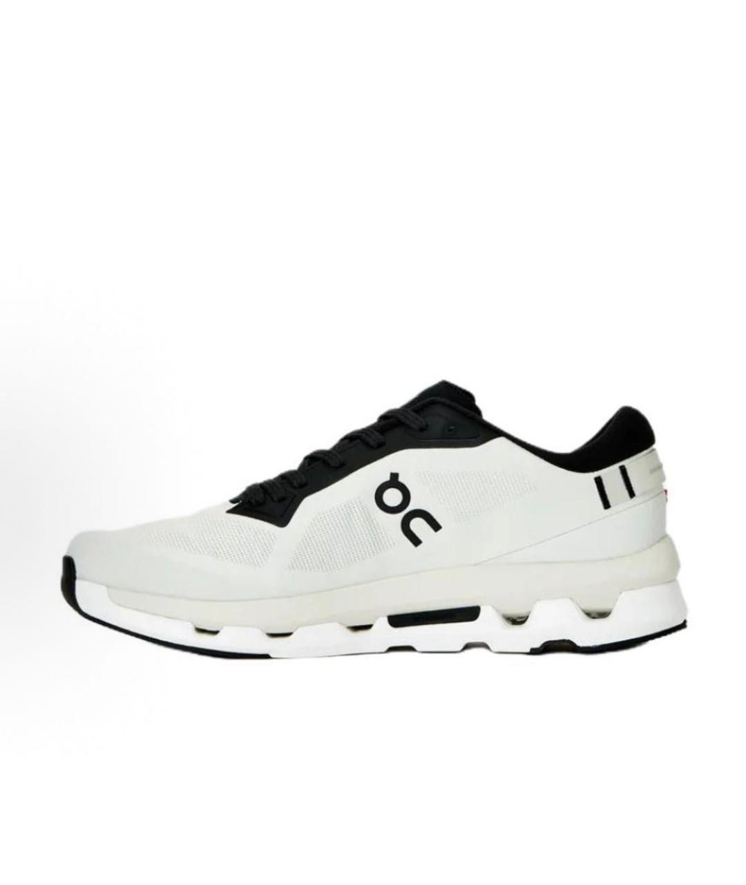 ON Белые текстильные низкие кроссовки / кеды, фото 3