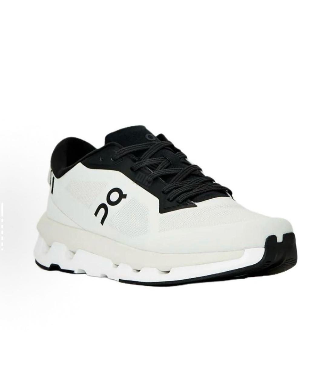 ON Белые текстильные низкие кроссовки / кеды, фото 2