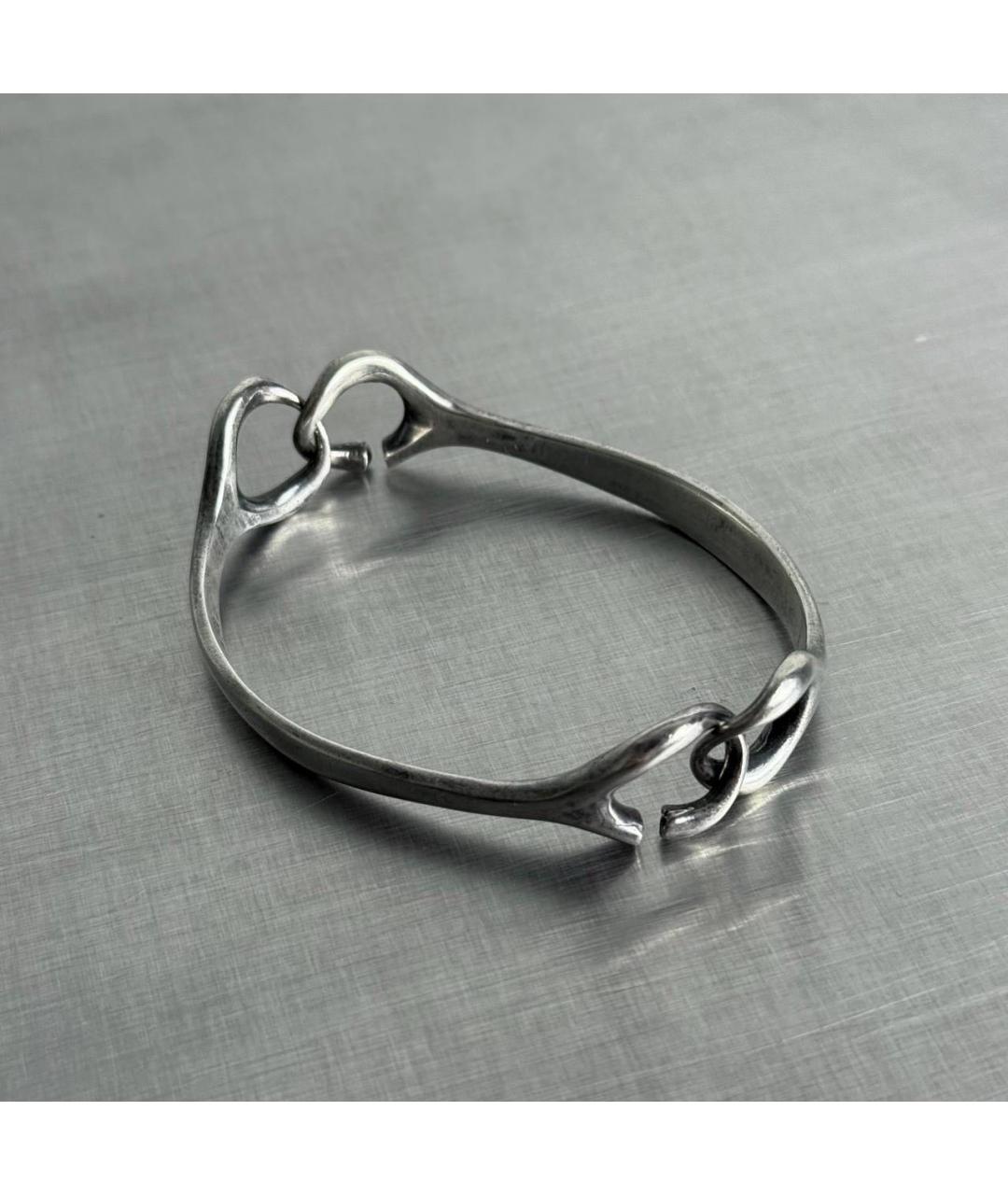 MAISON MARGIELA Серебрянный серебряный браслет, фото 2