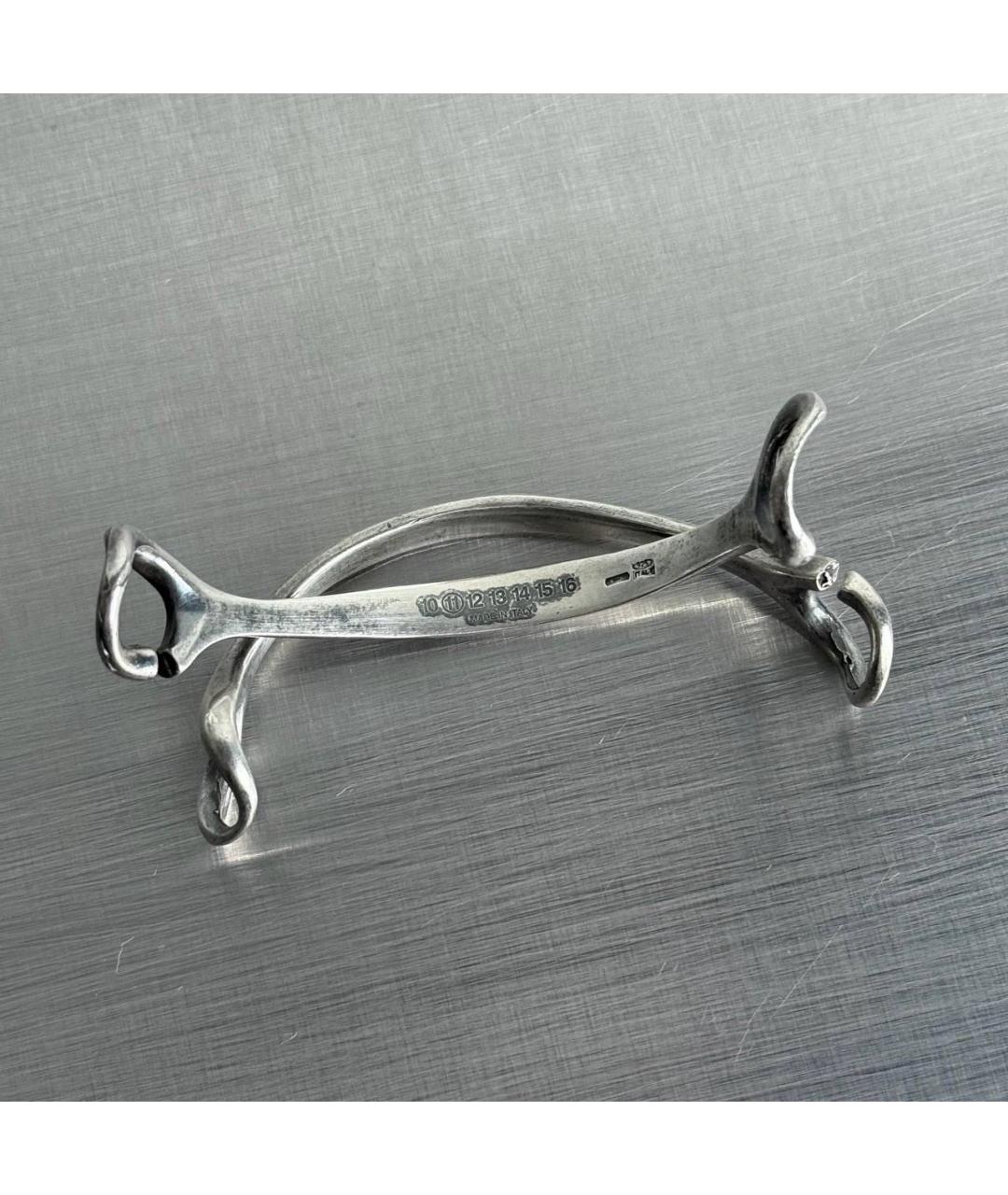 MAISON MARGIELA Серебрянный серебряный браслет, фото 5