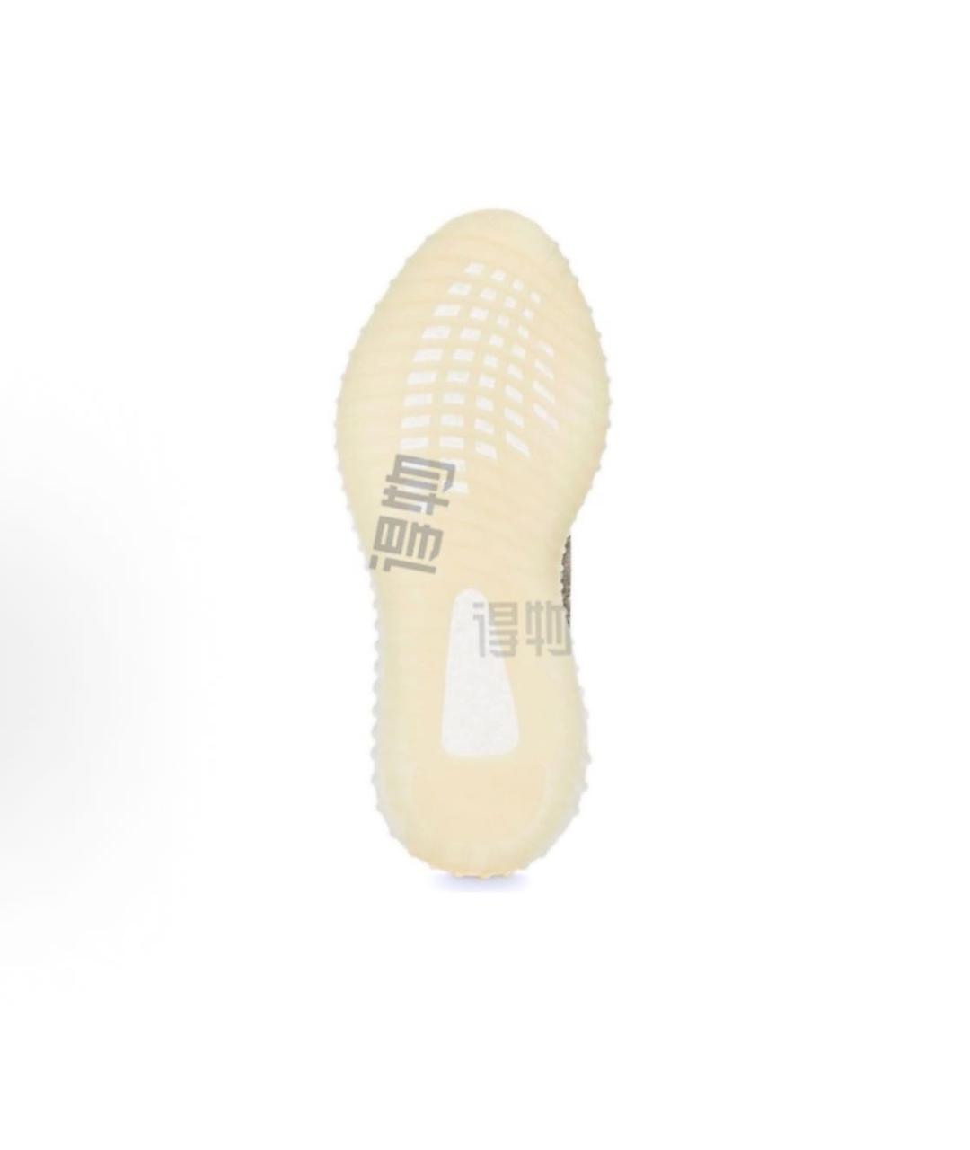 ADIDAS YEEZY Серые текстильные низкие кроссовки / кеды, фото 5