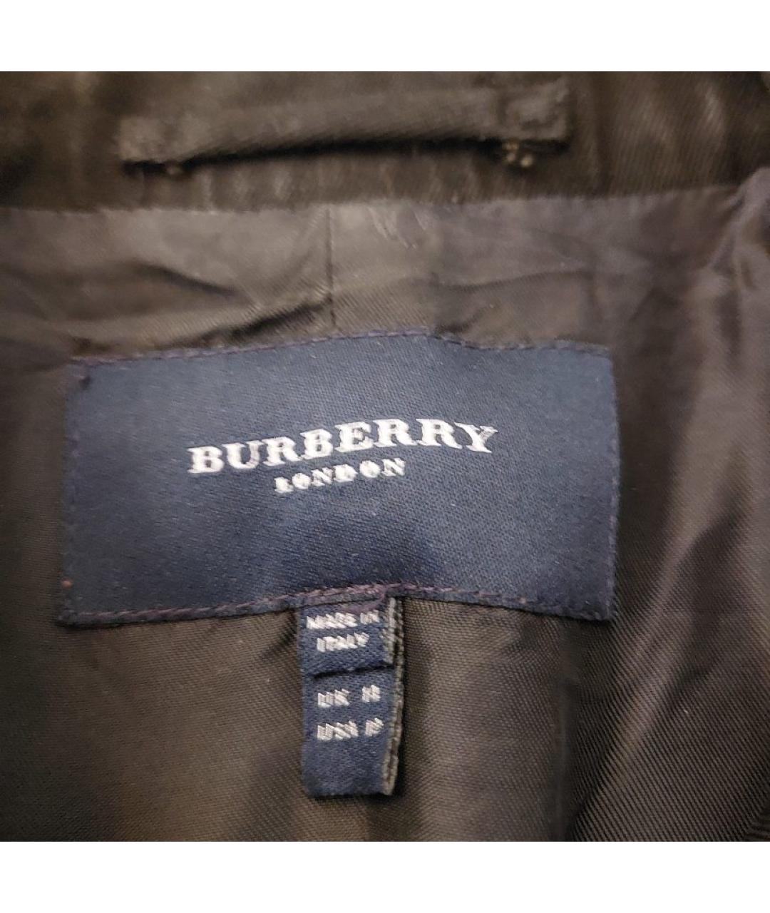 BURBERRY Черный шерстяной жакет/пиджак, фото 2