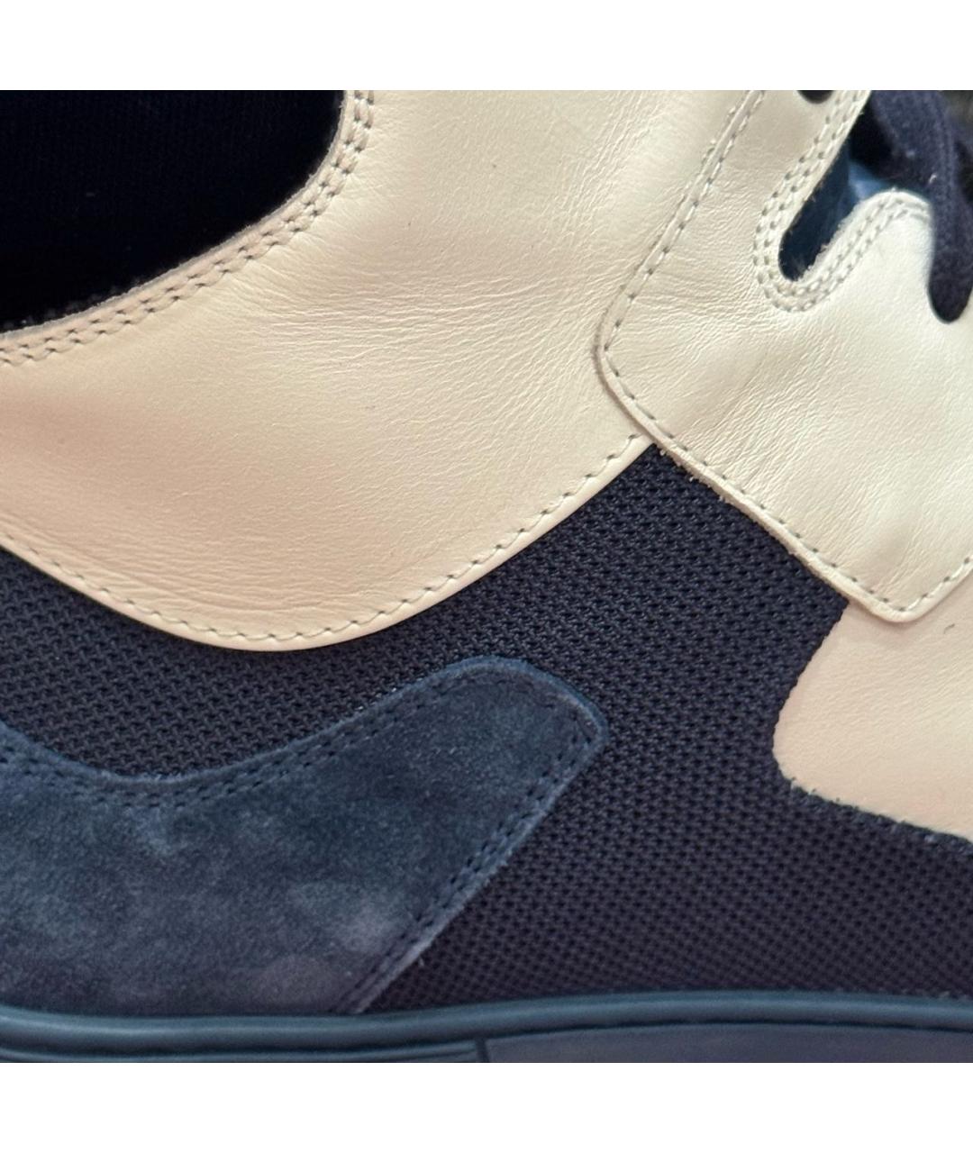 FERRAGAMO Кожаные высокие кроссовки / кеды, фото 6