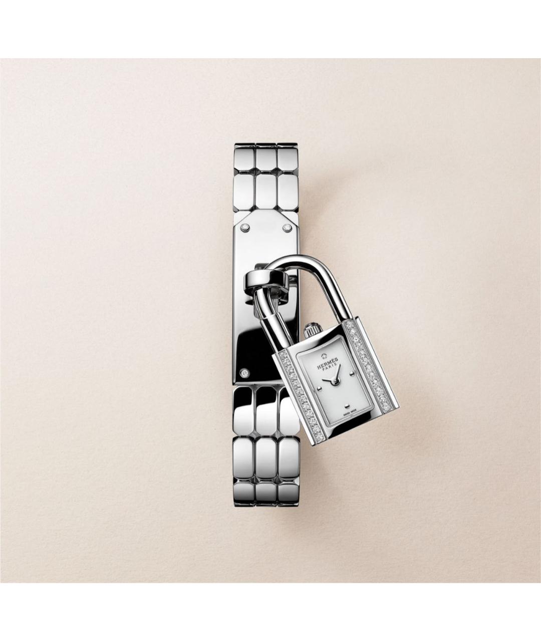 HERMES Серебряные металлические часы, фото 5