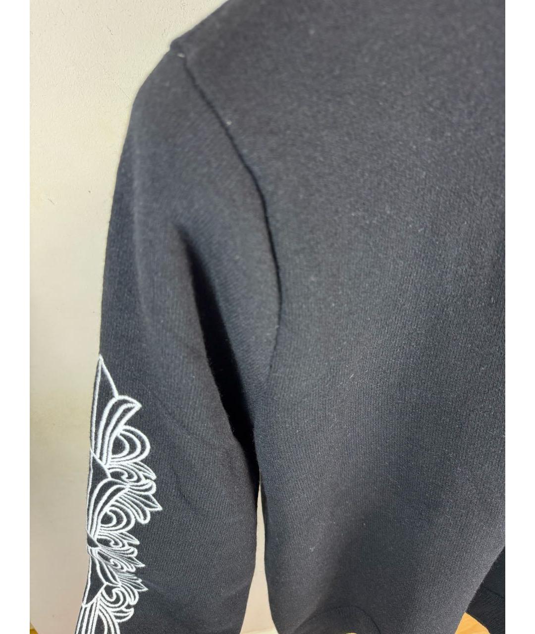 CHROME HEARTS Черный кашемировый джемпер / свитер, фото 4