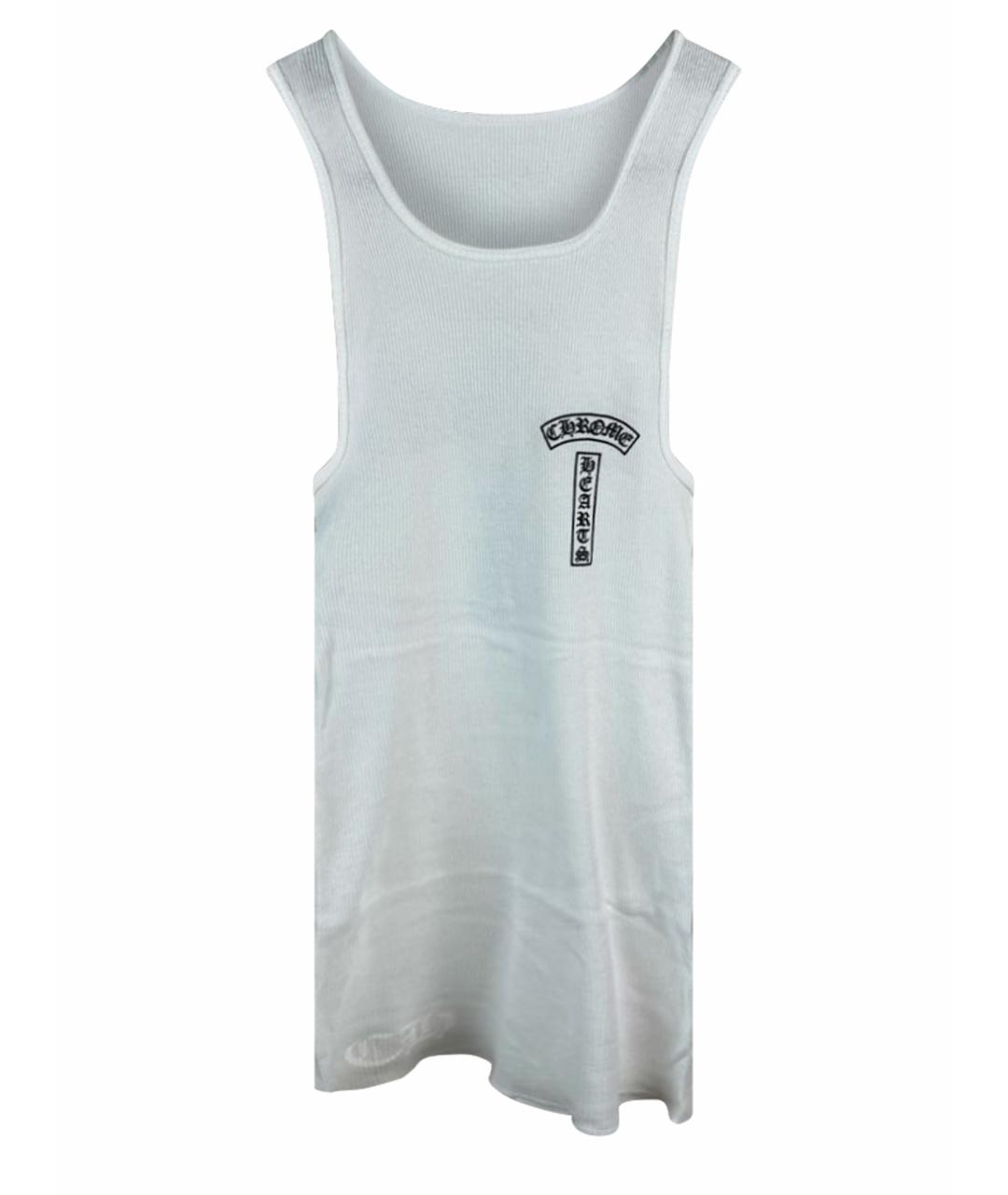 CHROME HEARTS Белая хлопковая майка, фото 1