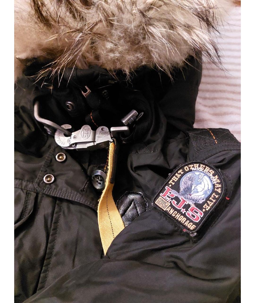 PARAJUMPERS Черный полиамидовый пуховик, фото 4