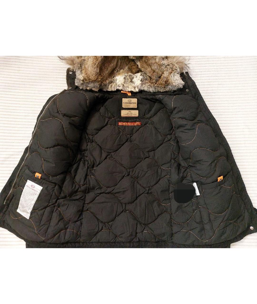 PARAJUMPERS Черный полиамидовый пуховик, фото 2