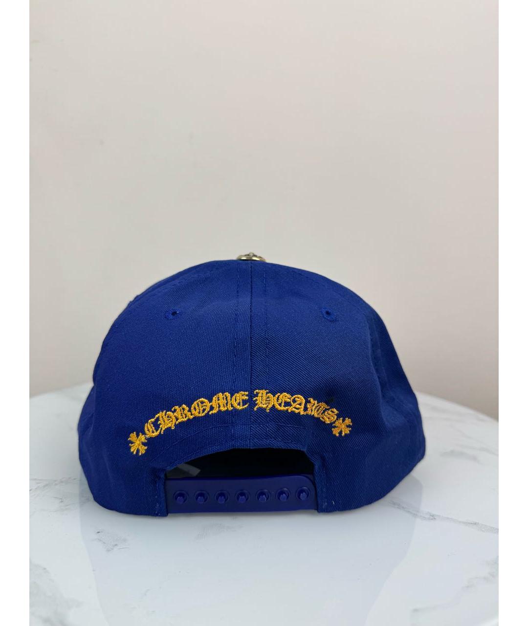 CHROME HEARTS Синяя хлопковая кепка/бейсболка, фото 2