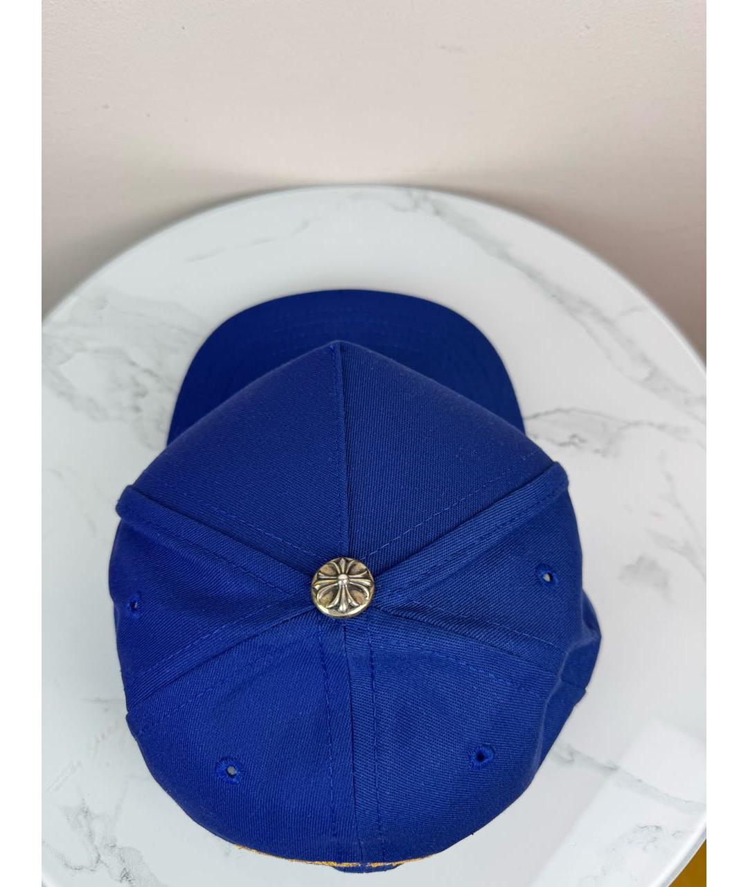 CHROME HEARTS Синяя хлопковая кепка/бейсболка, фото 3