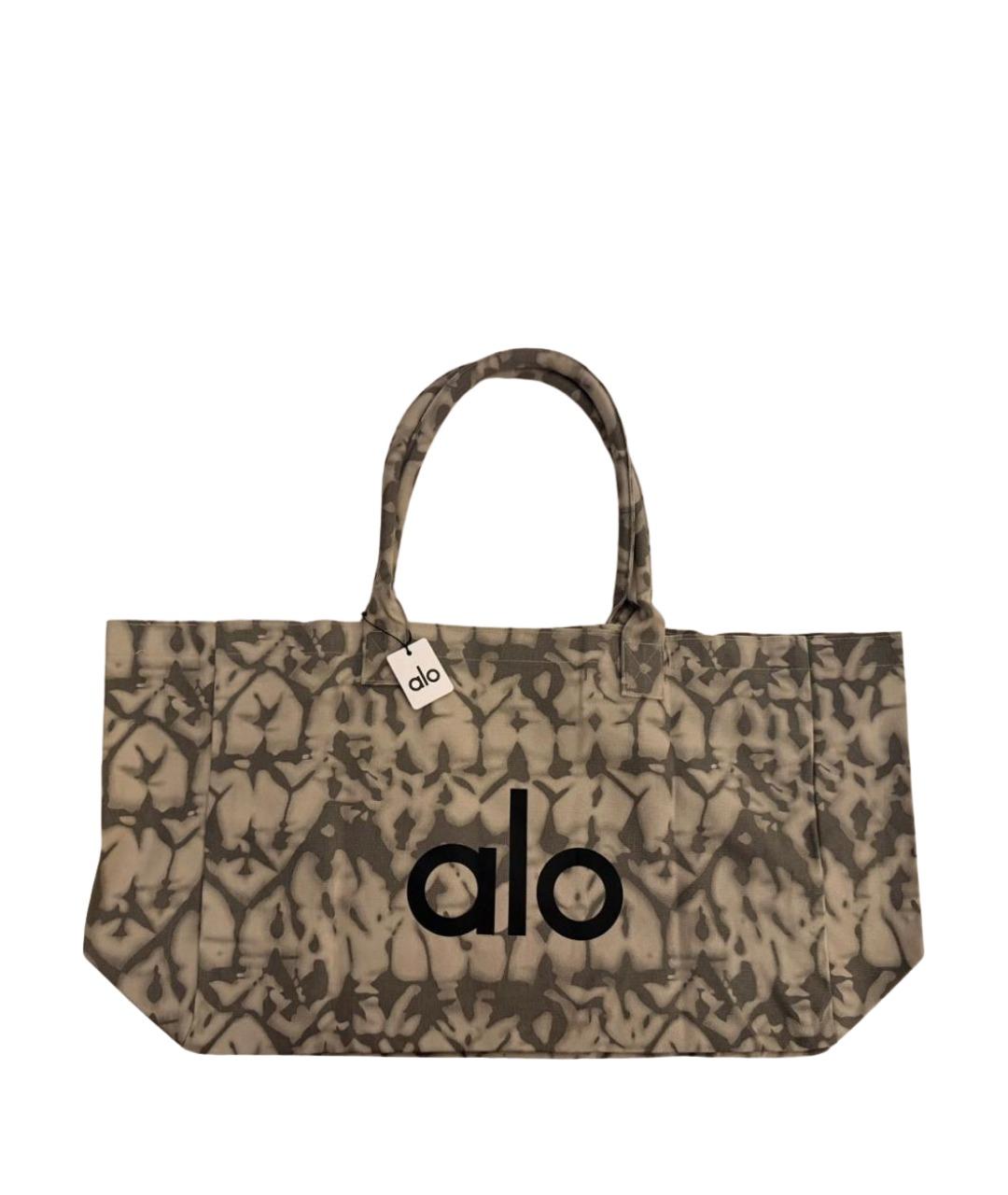 ALO YOGA Серая тканевая сумка тоут, фото 1