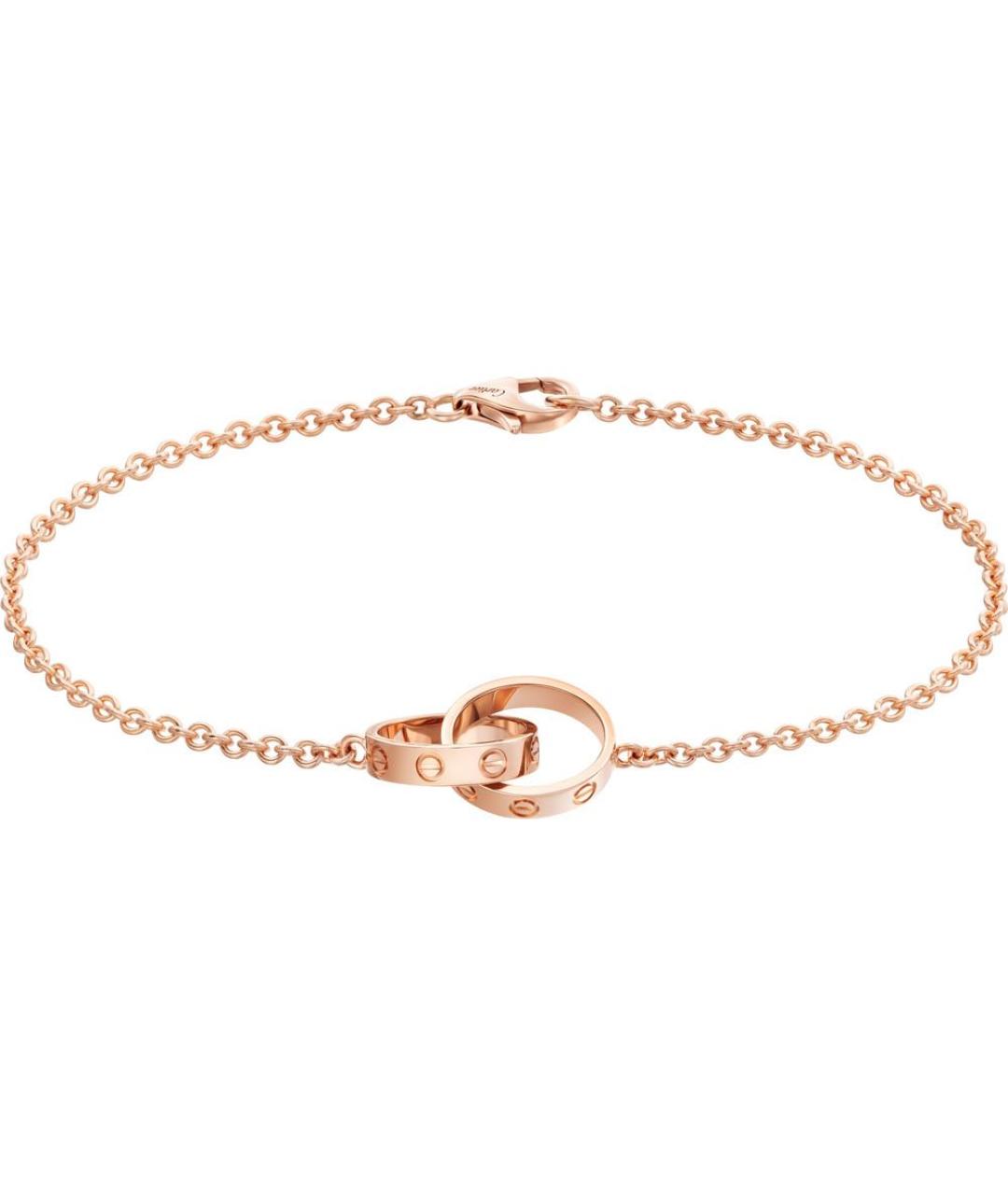 CARTIER Золотой браслет из розового золота, фото 1