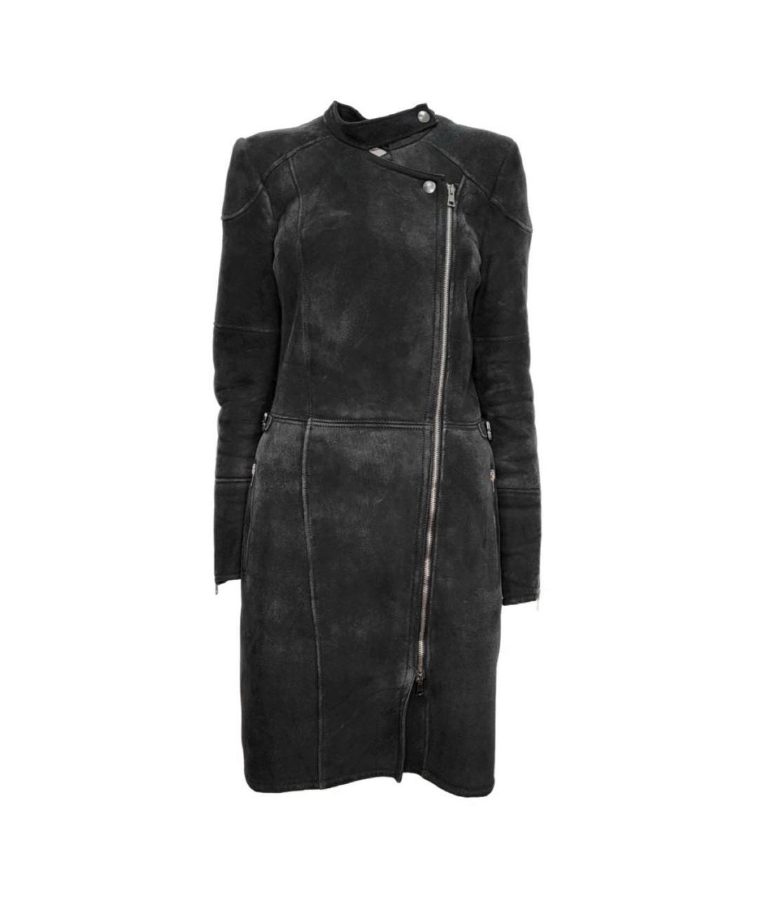 GUCCI Черная замшевая дубленка, фото 1