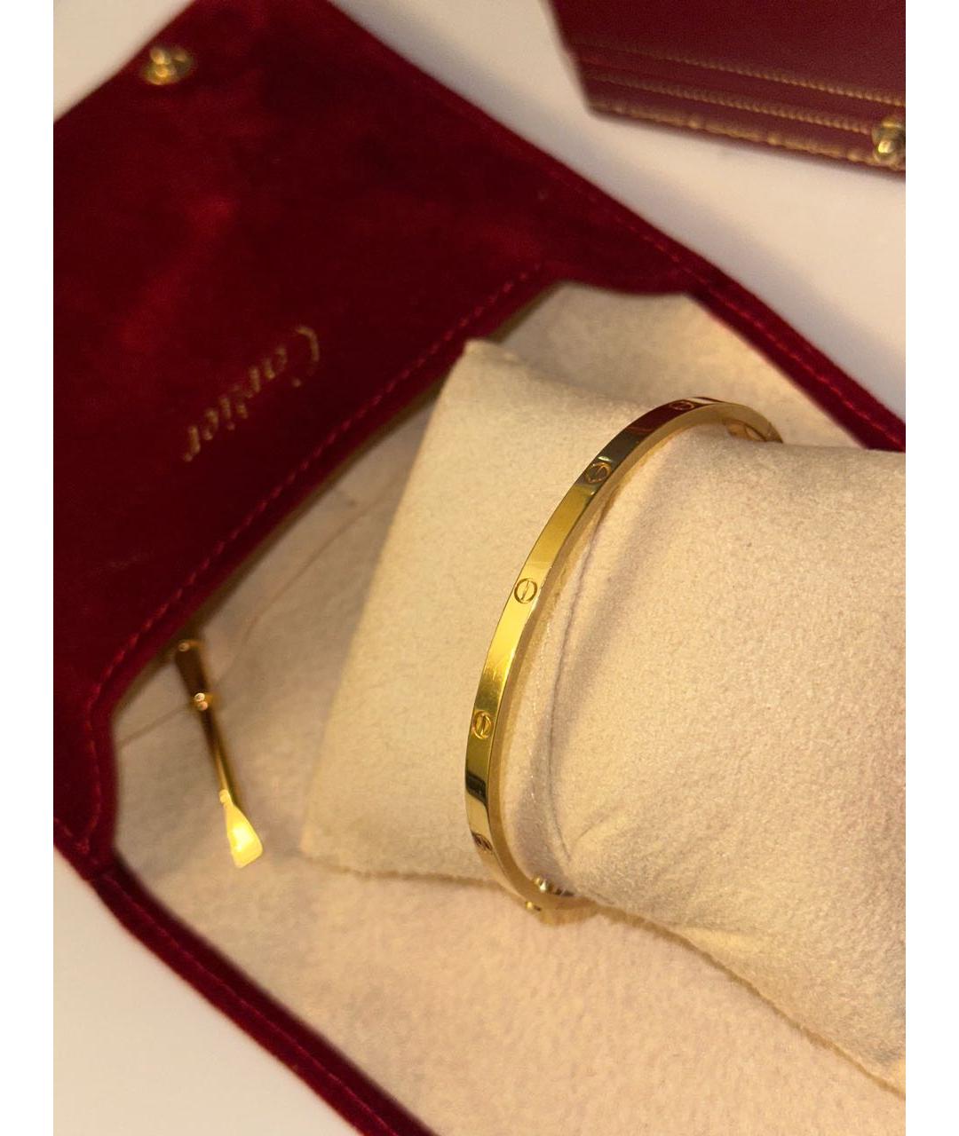 CARTIER Золотой браслет из желтого золота, фото 2