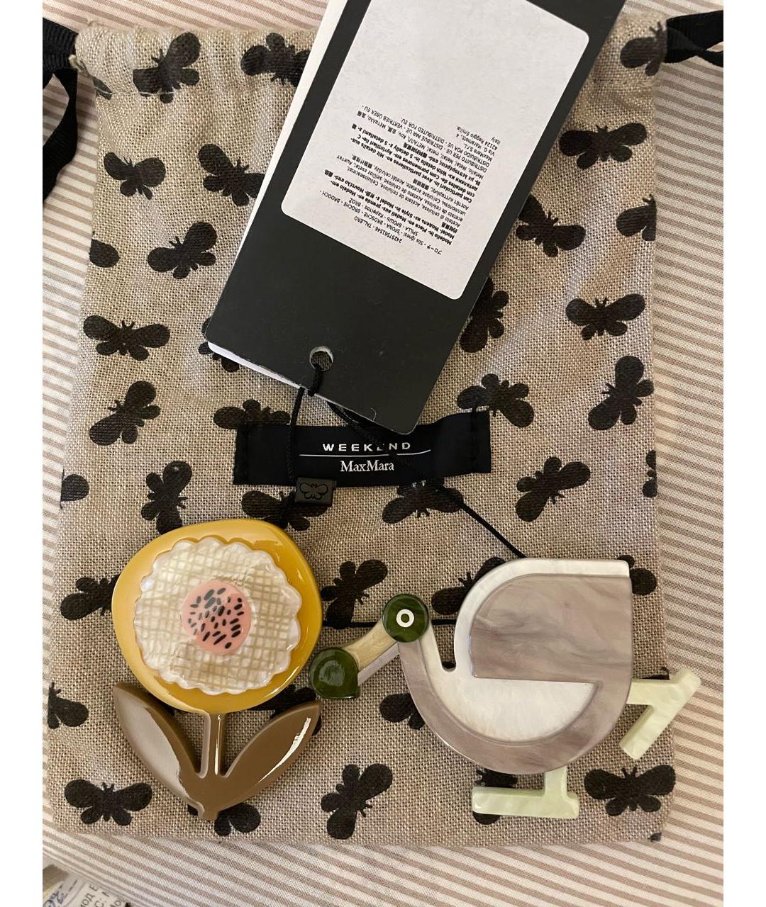 MAX MARA STUDIO Мульти пластиковая булавка / брошь, фото 4