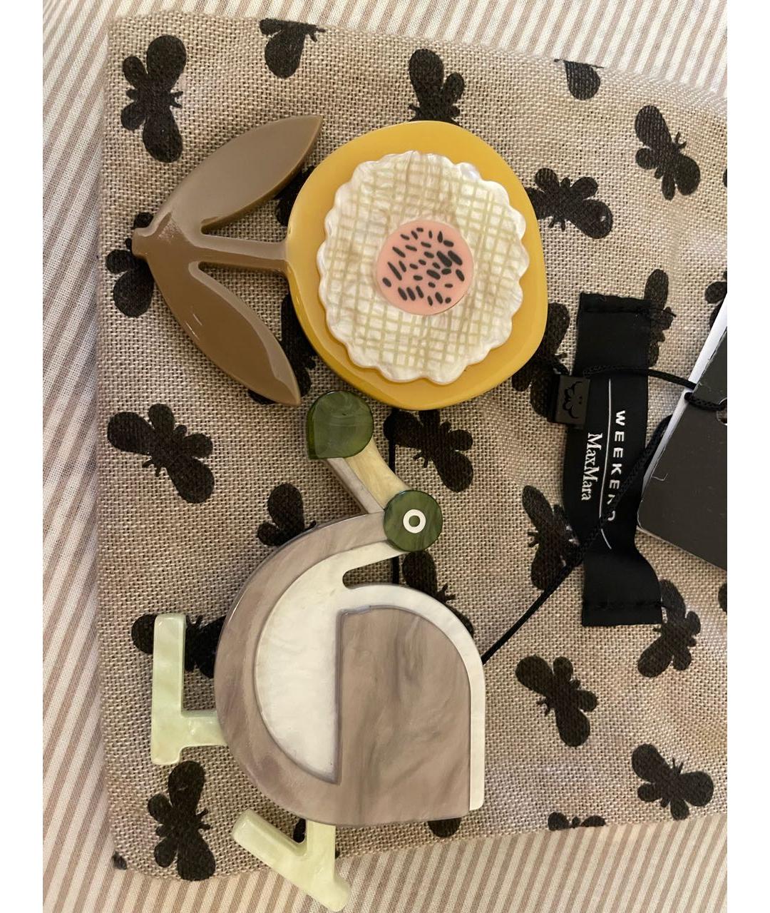 MAX MARA STUDIO Мульти пластиковая булавка / брошь, фото 2