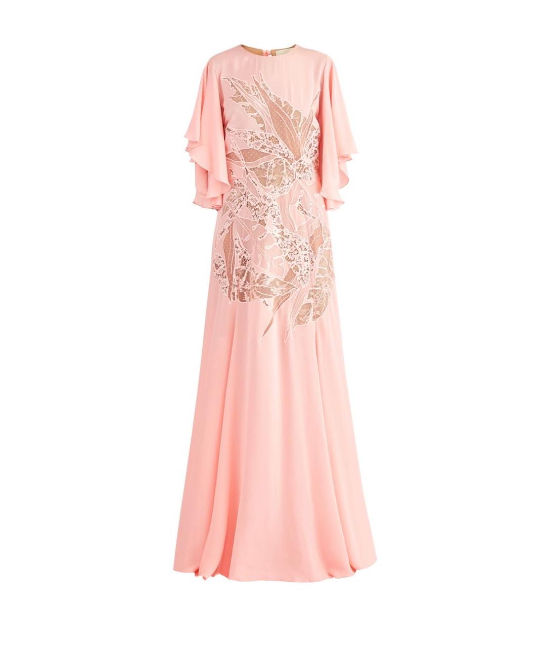 ELIE SAAB Белое шелковое вечернее платье, фото 3